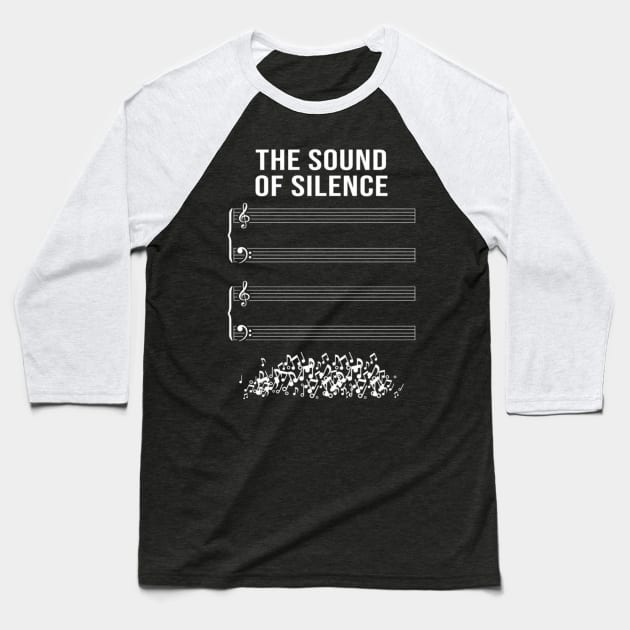 The Sound Of Silence I For Marching Band Or Orchestra Baseball T-Shirt by klei-nhanss